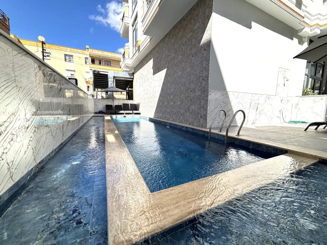 Alaiye Town Alanya Saray Center 2+1 Luxury Apartment For Sale | 2025 New Build Fully Furnished 300 M To The Sea