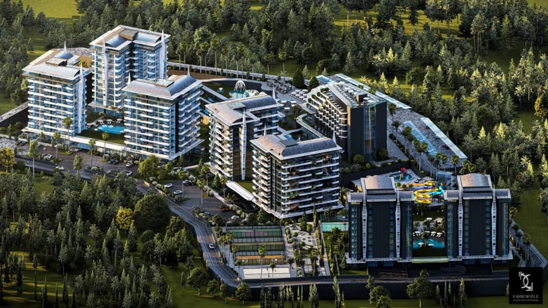 Avsallar Luxus-wohnprojekt: 1+1 Wohnungen Zum Verkauf Im New Level Premium 5★ Hotel