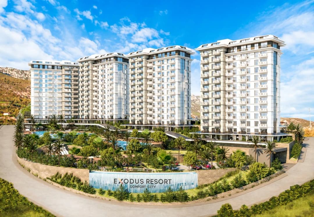 1+1 Квартира С Видом На Море В 5-звездочном Комплексе Exodus Resort Comfort – Аланья Махмутлар