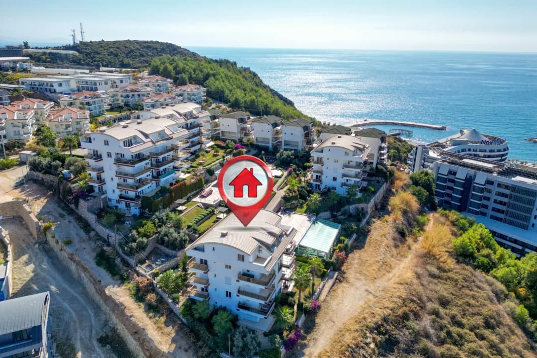 Full Furnished 2+1 Apartment Eligible For Residence In Konaklı Sunset Beach Vip 2 | 250 M To The Sea