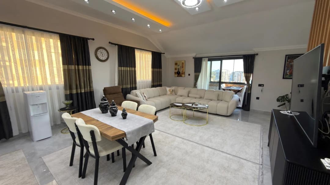 Luxuriöse 4+1 Duplexwohnung Zum Verkauf In Mahmutlar, Geeignet Für Die Erlangung Der Staatsbürgerschaft | 170 M² Mit Meerblick In Einer Exklusiven Wohnanlage