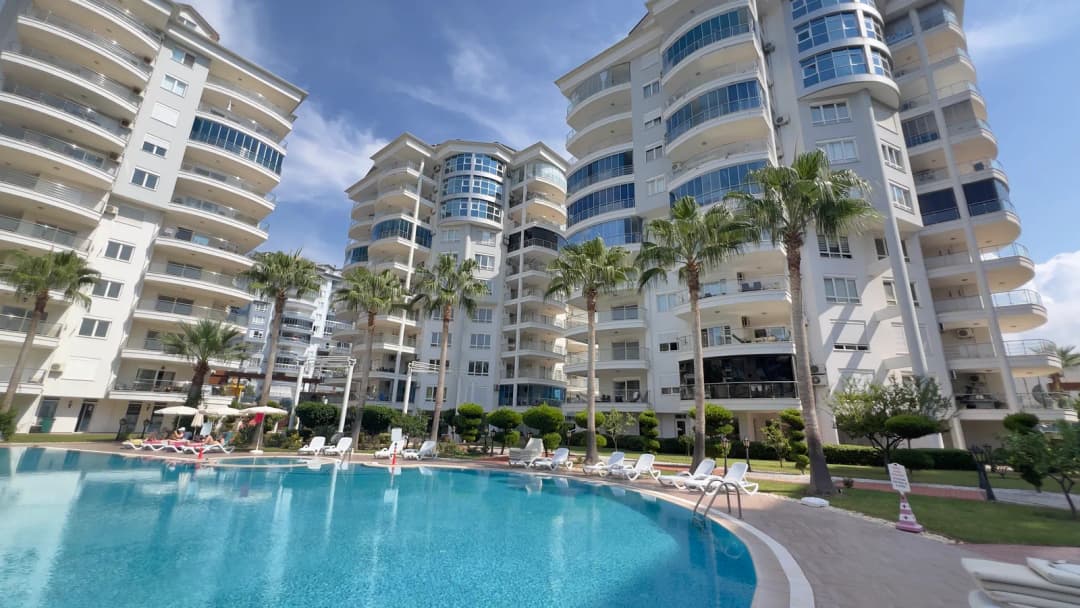 Alanya Cikcilli Al-con Resort Taya Residence İkamete Uygun Satılık Eşyalı 3+1 Daire | 180 M²
