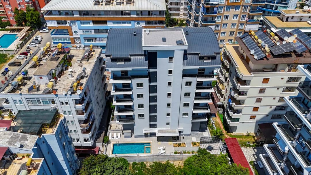 Potpuno Novi Apartman 1+1 Na Prodaju U Mahmutlaru | Goldsun 11 Residence | 300 Metara Od Mora
