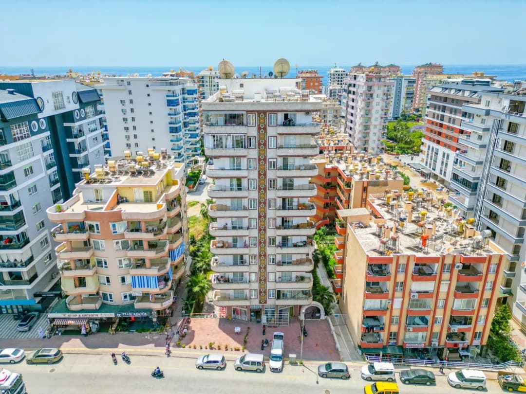 Mahmutlar Prestij 3 Residence Satılık 3+1 Full Eşyalı Kısmen Deniz Şehir Manzaralı Daire