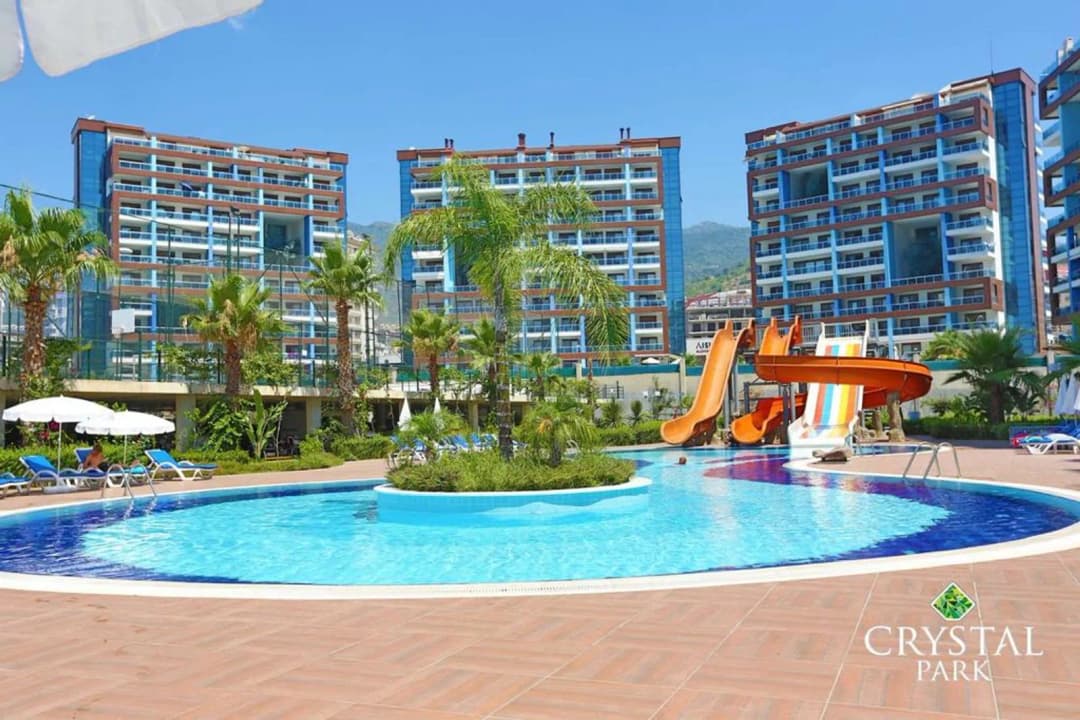 Alanya Ci̇kci̇lli̇ Crystal Park 1 Residence – Eignung Für Wohnen, Voll Möbliertes 2+1 Zu Verkaufen | 100 M² | 800 M Zum Strand