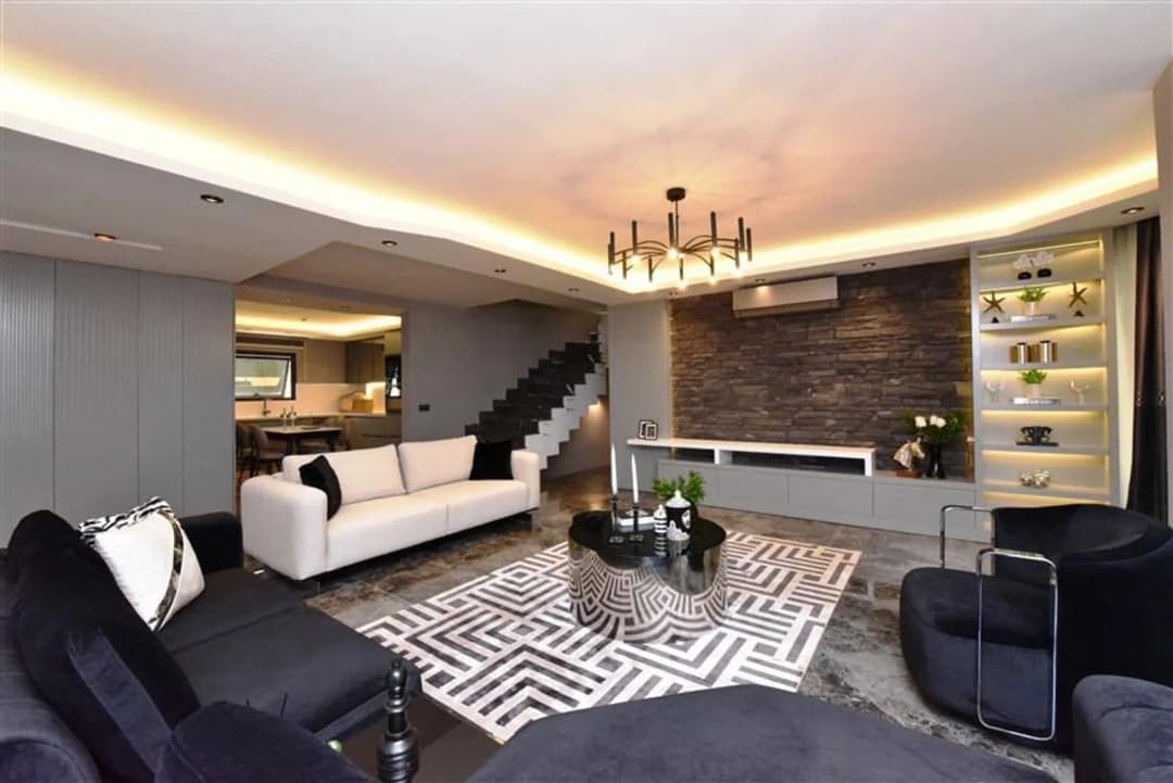 For Sale: Luxurious 5+1 Triplex Villa In Alanya Kargıcak | Sea View, Pool, And Fully Furnished