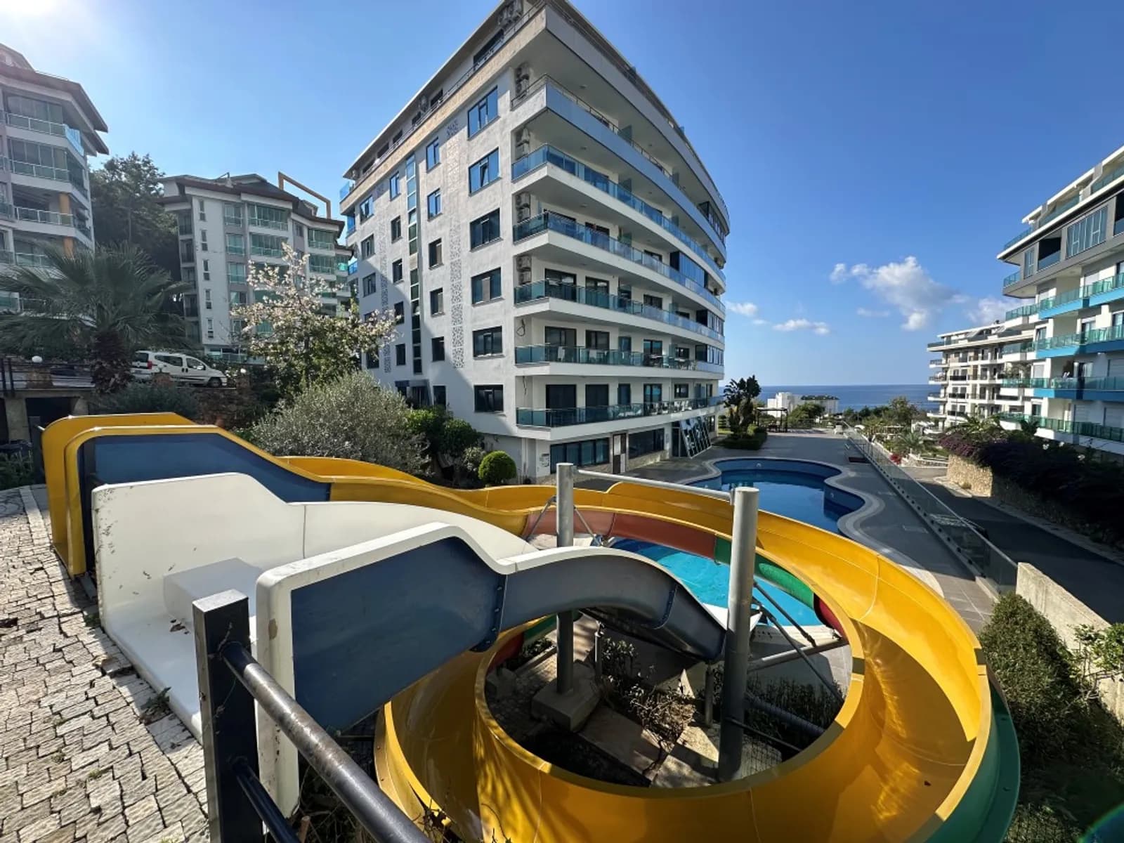 1+1 Wohnung in Alanya Kargıcak zu verkaufen – Platinum Aqua, 75 m², 250 m zum Meer