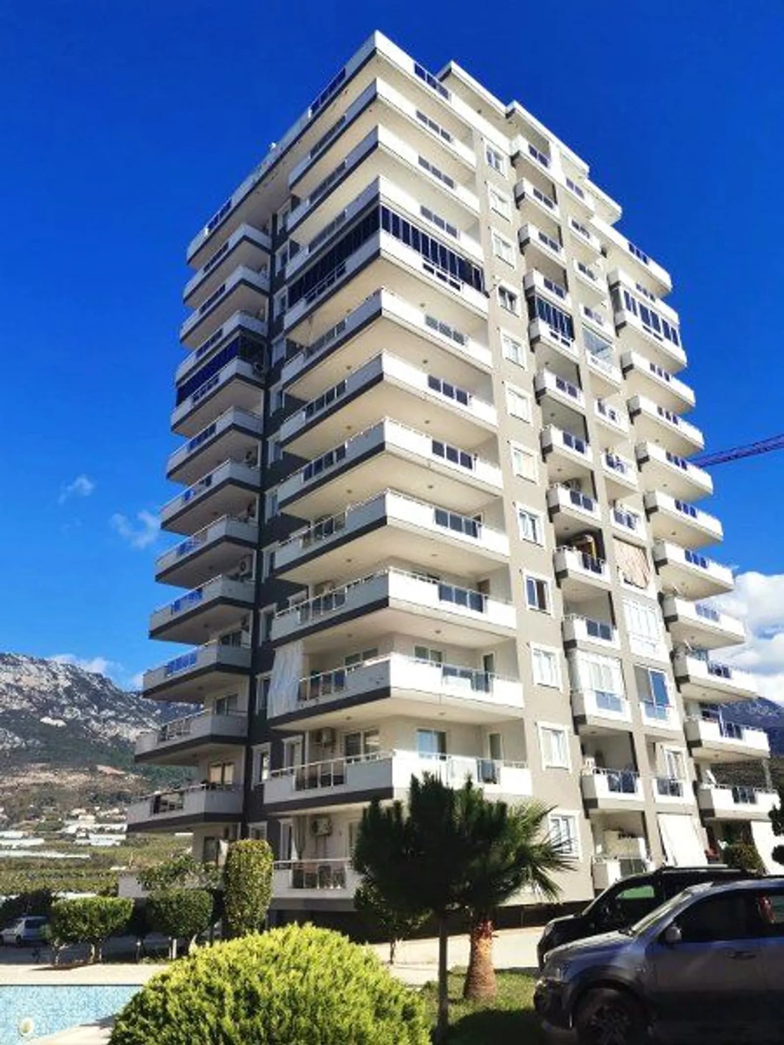 For Sale: 2+1 Apartment with Sea View in Mahmutlar | 110 m² | Title Deed Available | Within a Complex
