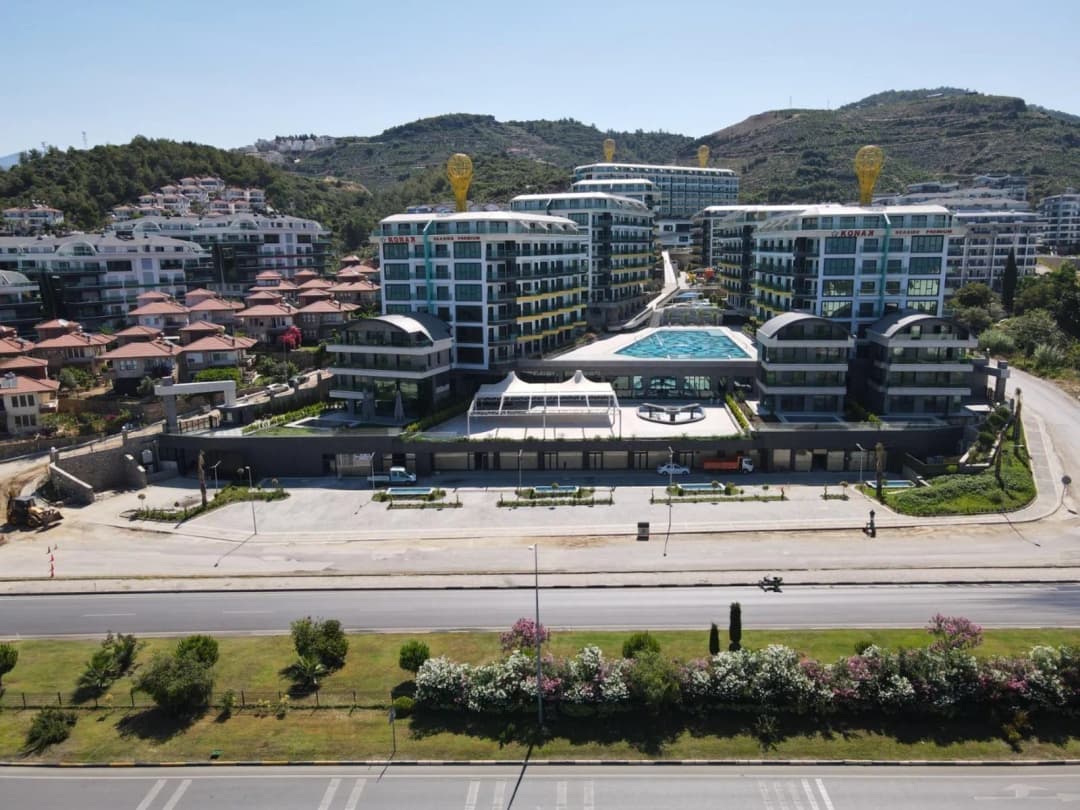 Luksuzni 3+1 Dupleks Apartman S Pogledom Na More, 100 Metara Od Mora, U Kompleksu Konak Seaside Premium S Punim Sadržajima, Mahmutlar, Alanja