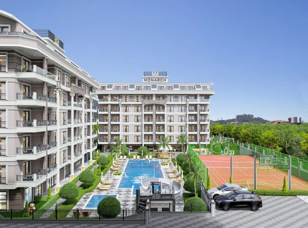 Modern 1+1, 2+1, 3+1 Apartments Just 300 Meters From The Sea – Monarch River Kargıcak