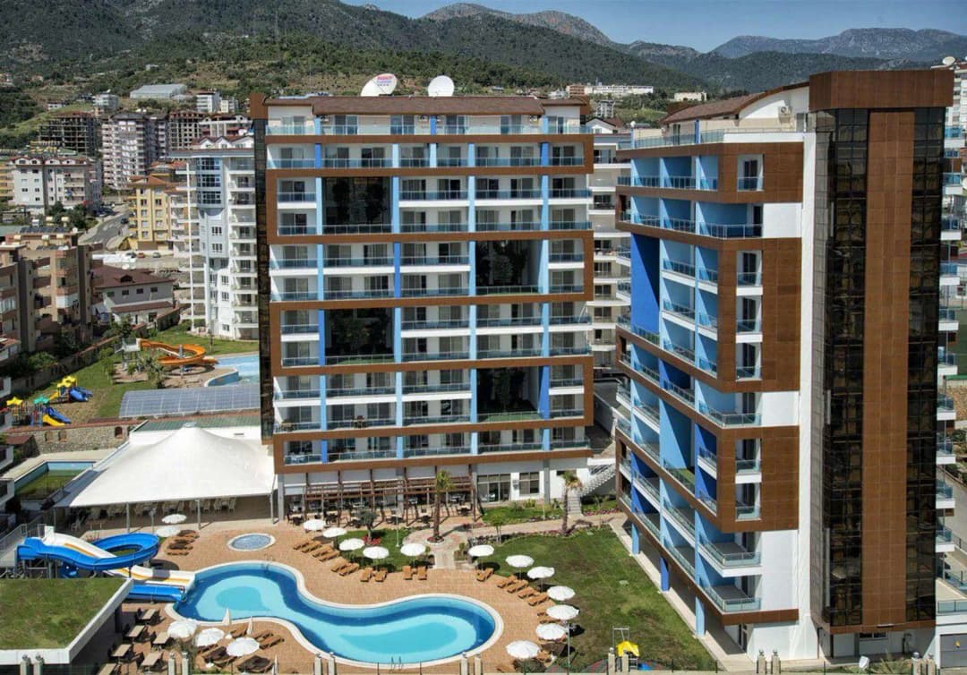 İkamete Uygun 2+1 Daire – Cikcilli Crystal Towers | Denize 800 M, Full Aktiviteli
