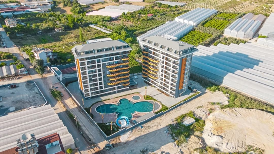 For Sale 1+1 Apartment In Avsallar Nobby Garden | With Pool And Nature View, 800 Meters To The Beach