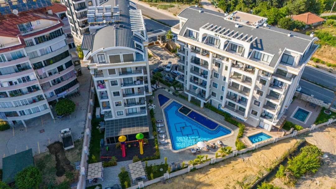 Nova Garden Oba Alanya 1+1 Vatandaşlığa Uygun Satılık Daireler