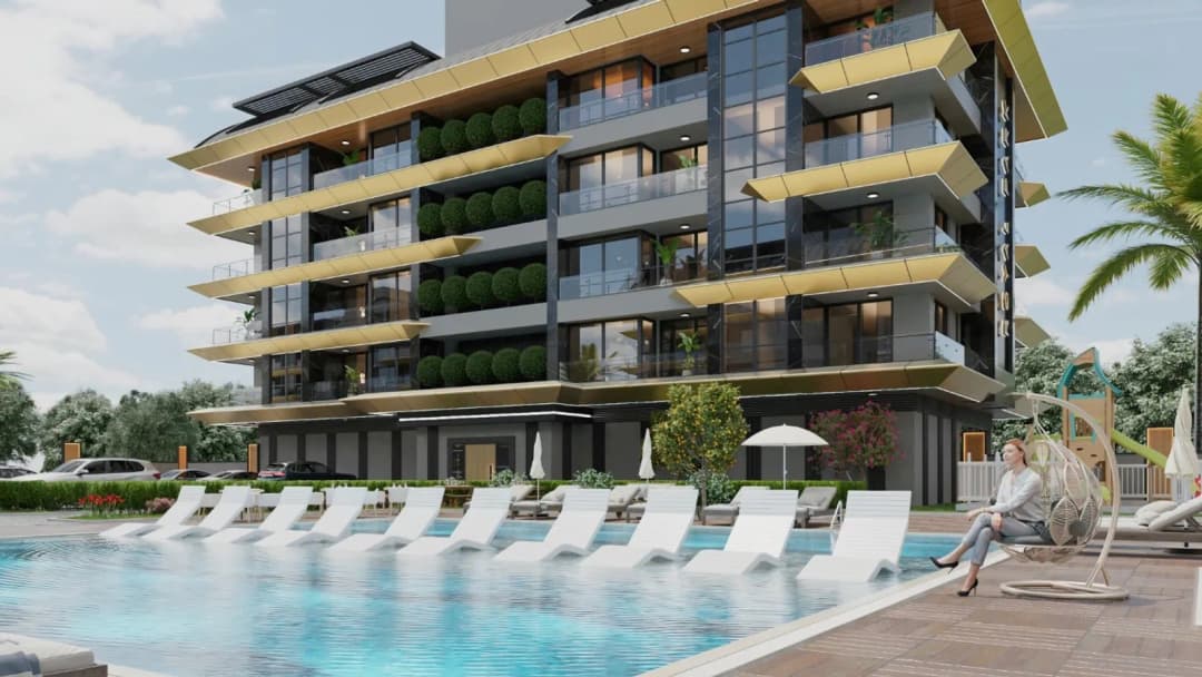 Alanya Kargıcak’ta Full Aktiviteli Royal Park Residencede Denize 200m Mesafede 1+1, 2+1, 3+1 Daireler