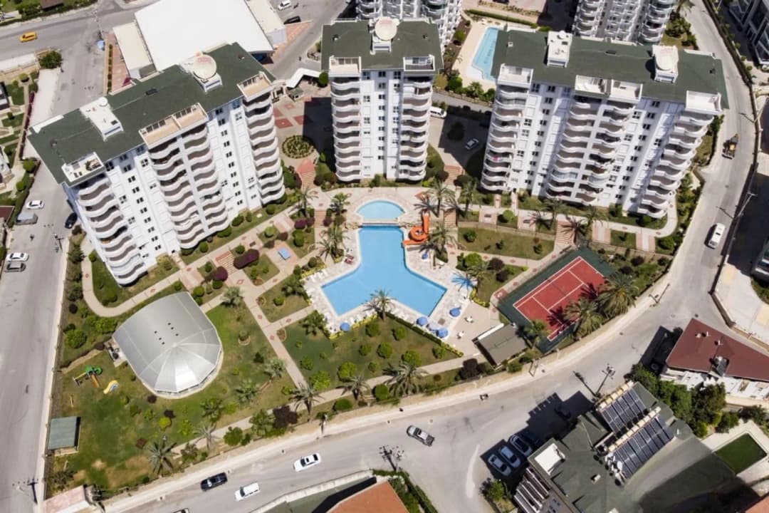 Cikcilli Alanya Luxus 2+1 Möblierte Wohnung | Galaxy Residence Mit Innen- Und Außenpool