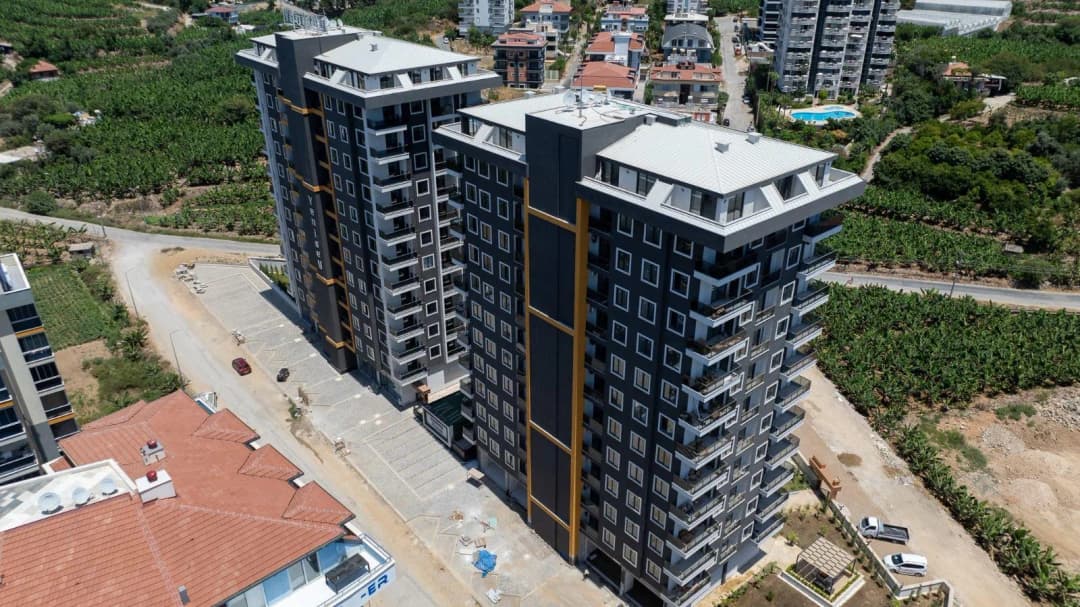 Квартира 1+1 В Продаже В Yenisey Towers, Махмутлар | Элитный Комплекс С Бассейном, Аланья