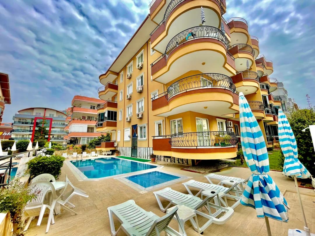 Меблированная Квартира 2+1 На Продажу В Cebeci Apartmanı, Район Оба Гёль, Алания – 400 Метров До Моря