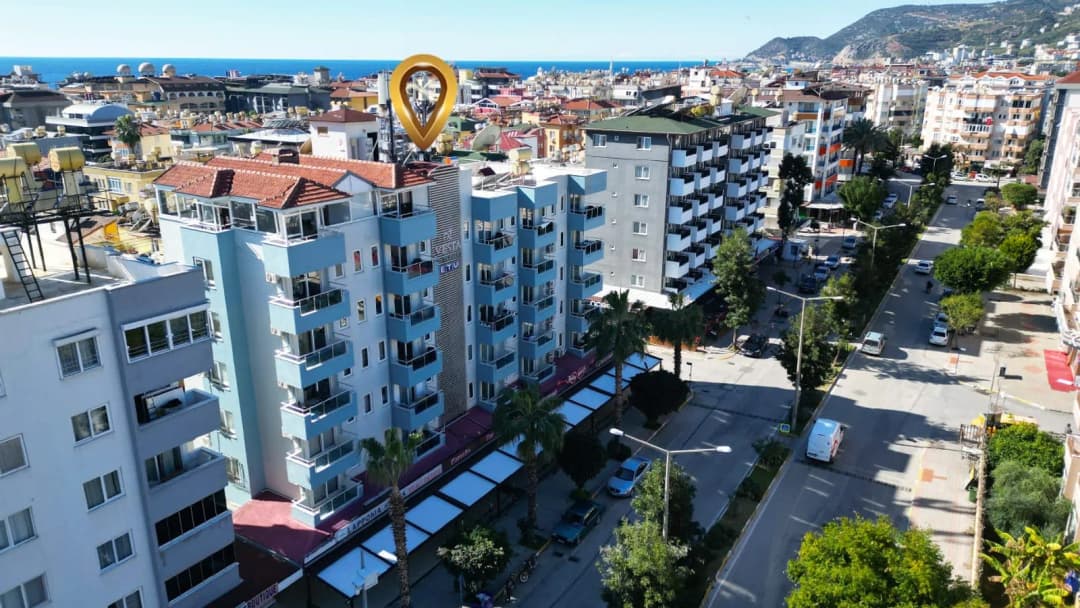 2+1 Apartment For Sale In Vesta Cleopatra Residence, Alanya Center – 250 Meters From The Sea With Pool