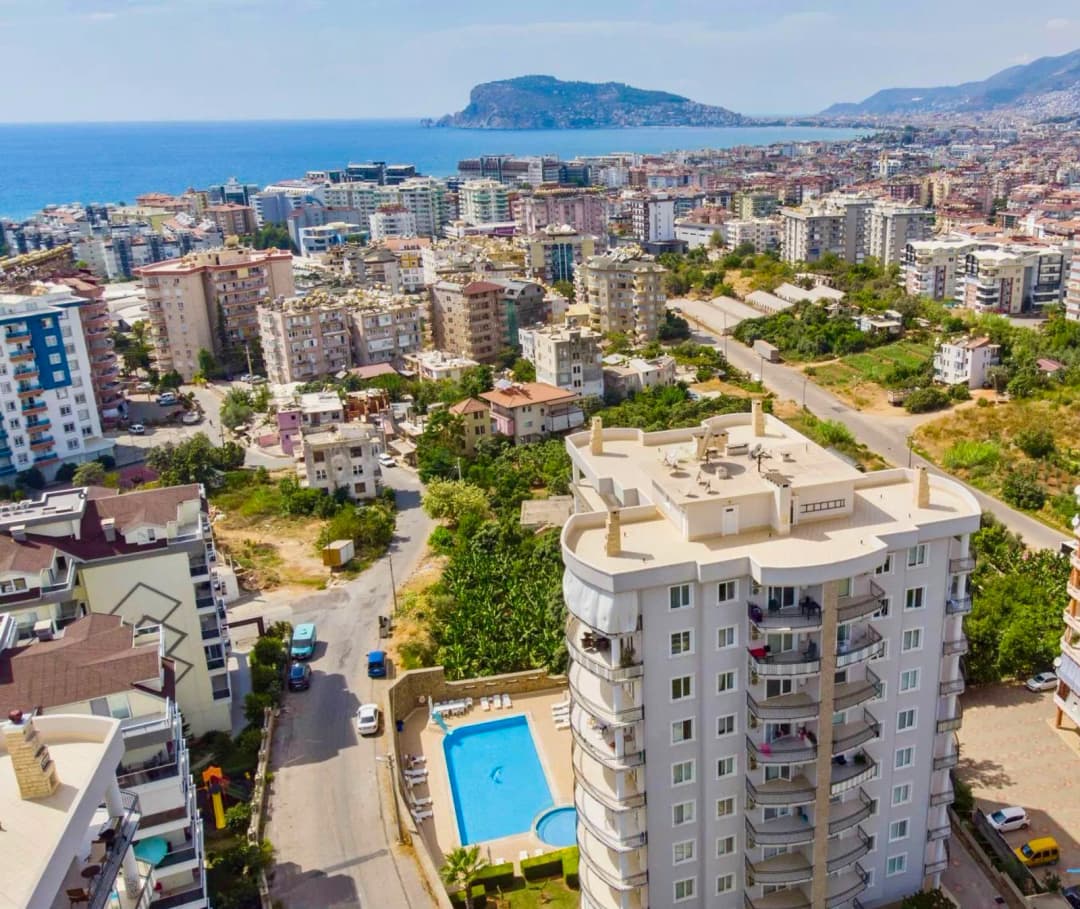 Alanya Tosmur Panorama Kompleksu - Na Prodaju Namješten 2+1 Stan | 110 M² | S Bazenom | 600-800 M Od Plaže