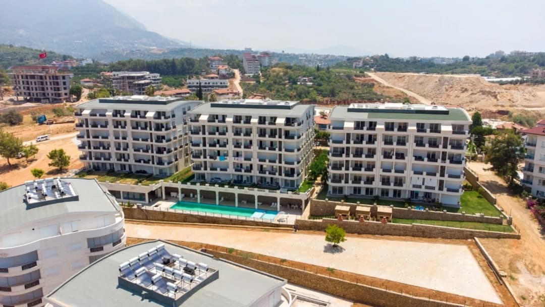 For Sale 2+1 Apartment Suitable For Residence In Şen Palace Oba | 100 M² | With Swimming Pool