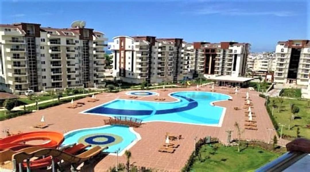 Orion City Авсаллар Продается Меблированная Квартира 1+1, 500 Метров До Моря