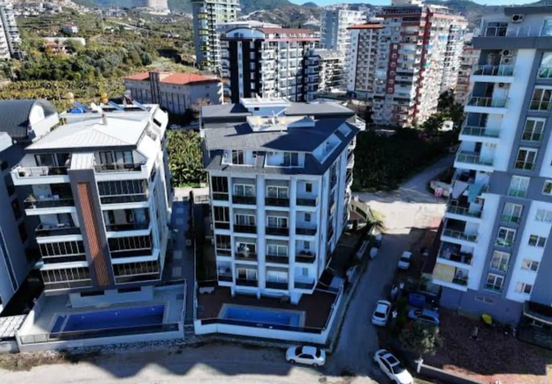 Rose 1 Rezidans Mahmutlar’da 1+1 Eşyalı Satılık Daire