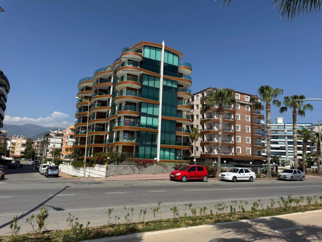 Квартира 1+1 С Полной Меблировкой У Моря, Аланья Оба | Seaside Küçüker Residence, Панорамный Вид На Море