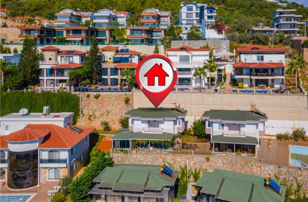 Alanya Tepe’de Satılık 3+1 Full Kale Ve Deniz Manzaralı Villa | 135 M² | Vatandaşlığa Uygun