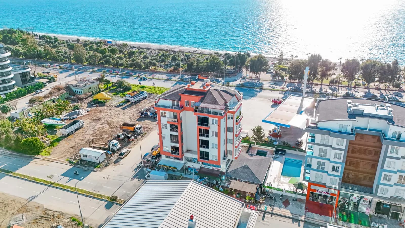 Kargıcak’ta Denize 50 Metre İkamete Uygun Deniz Manzaralı 3+1 Daire
