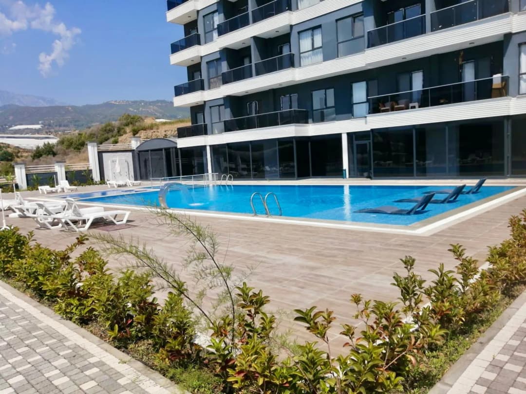 Alanya Demirtaş’ta Full Eşyalı 1+1 Satılık Daire | Havuzlu Ve Sosyal Tesisli
