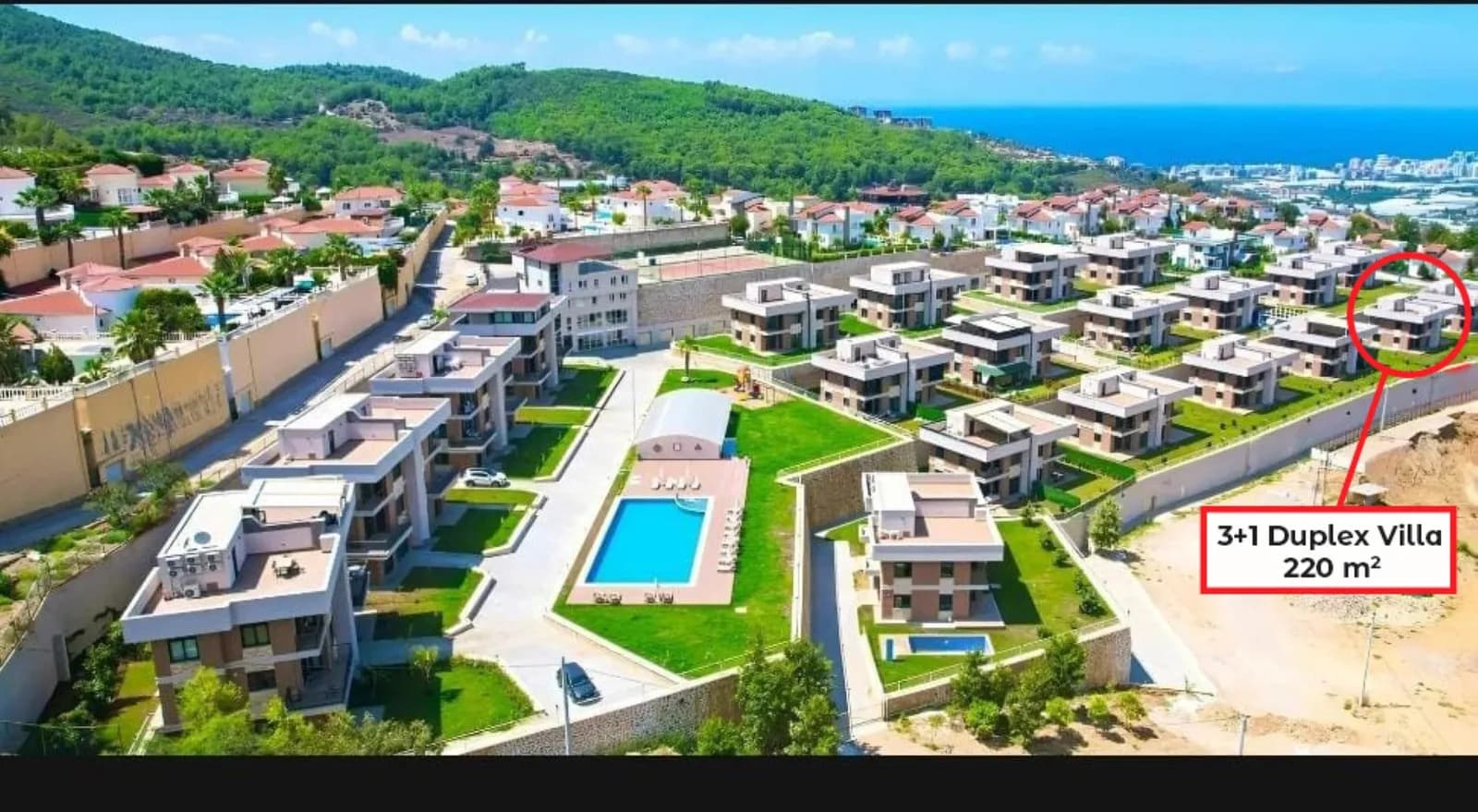 Аланья Каргиджак Продается Роскошная 3+1 Дуплекс Вилла | С Мебелью | Avokado Village