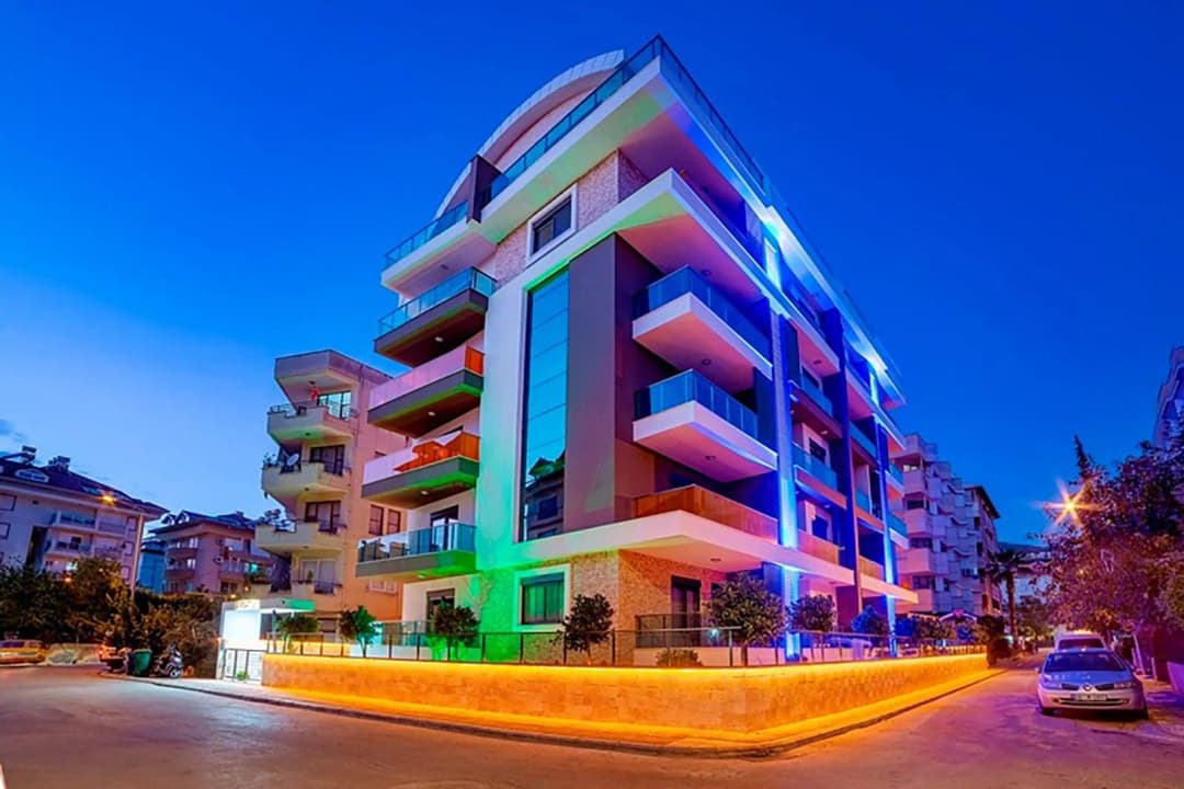 Stan Na Prodaju 100 Metara Od Mora | Alanya Güllerpınarı Arbat Apartman 3+1 Potpuno Namješten