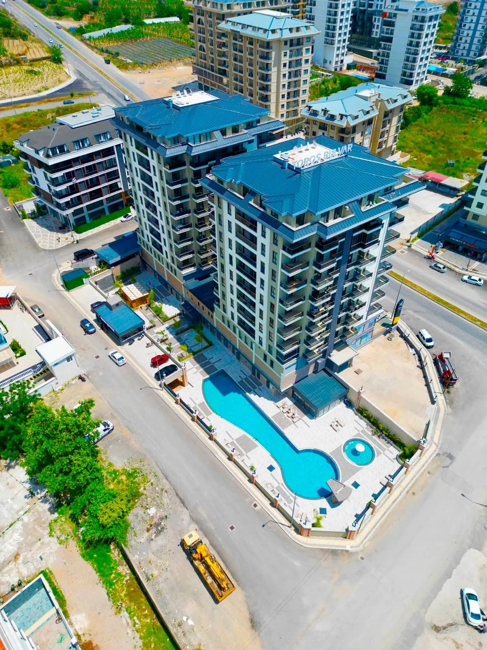 Mahmutlar Toros Bulvar Sitesi Prodaja 1+1 Stan | 500 Metara do Plaže | Alanya