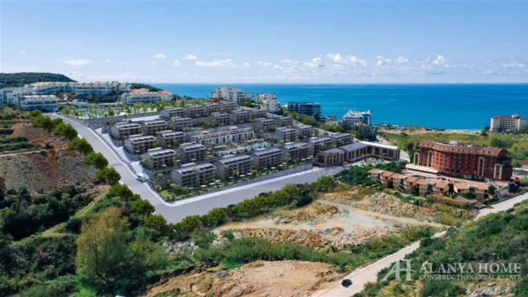 Moonlight Villa Konaklı Telatiye’de Denize 280 Metre Satılık 1+1 Lüks Daire