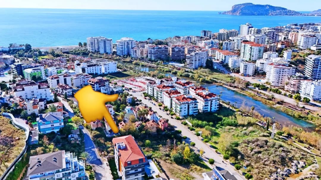 Продается Меблированный 2+1 Дуплекс В Кестеле, Всего В 500 М От Моря | Комплекс С Бассейном