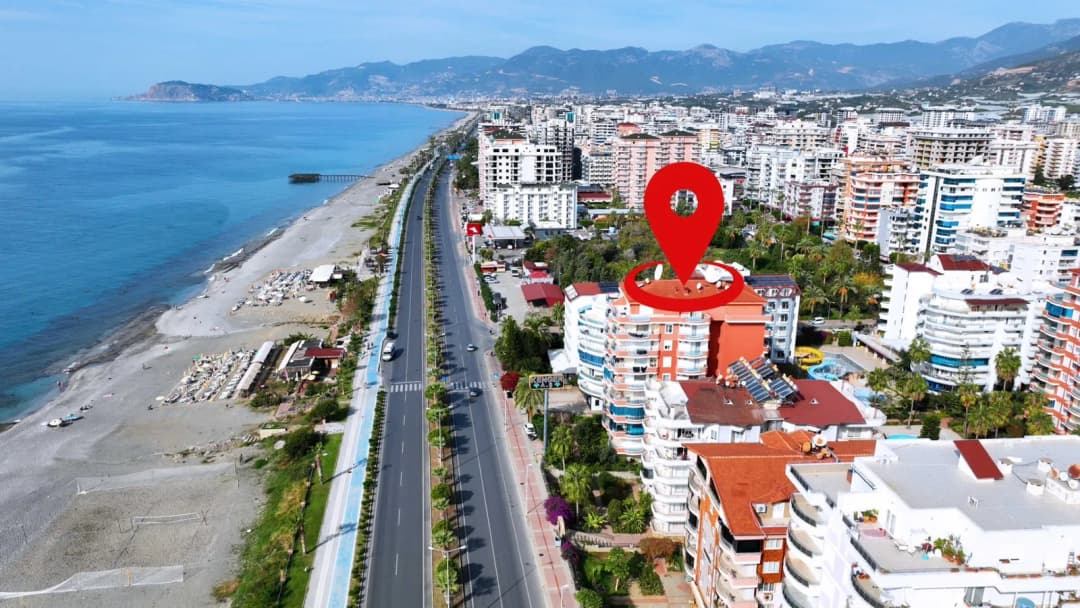 Topçu 4 | Seafront 2+1, 150 M² Fully Furnished Apartment For Sale In Mahmutlar | Alanya