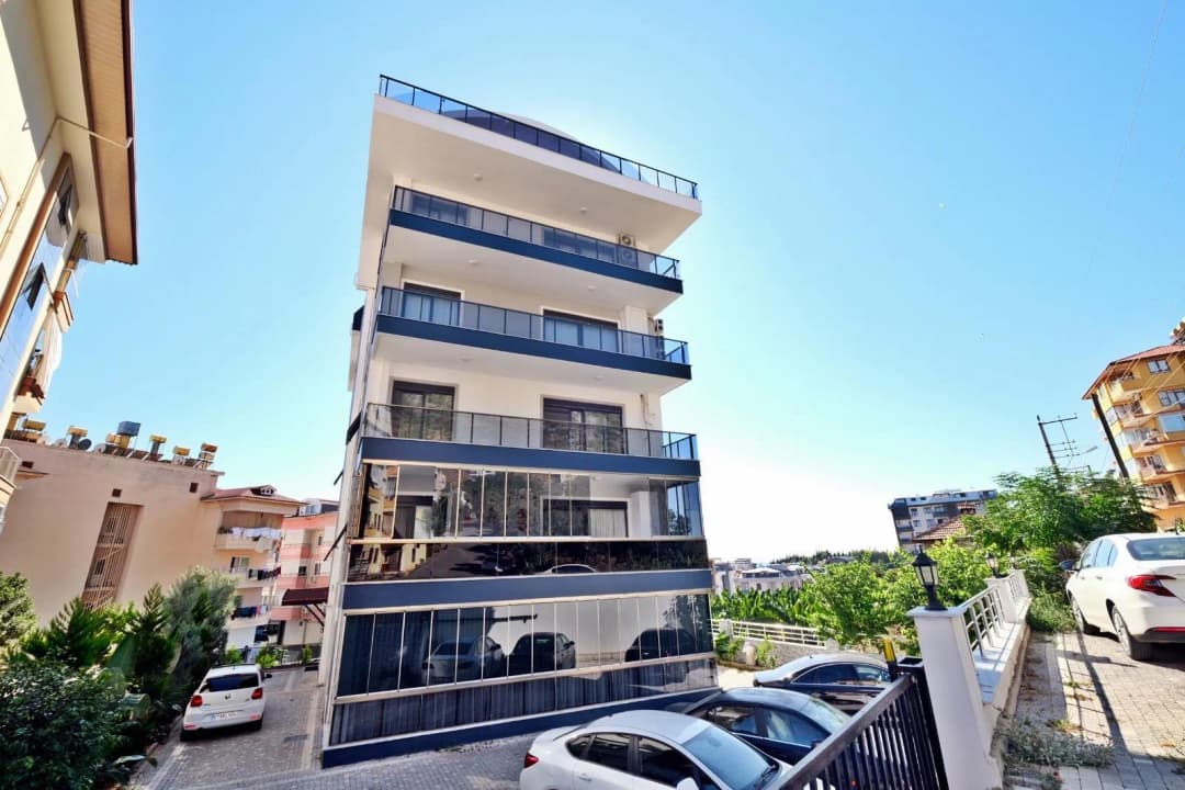 Продается 4+1 Дуплексная Квартира В Центре Алании | 190 М² С Видом На Море, Отдельная Кухня, Комплекс С Бассейном