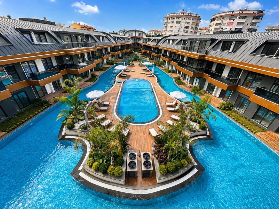 Alanya Avsallar’da Denize 550 M Mesafede 2+1 Site İçerisinde Daire | 75 M²