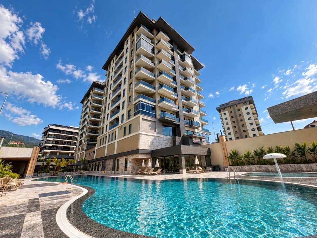 Full Sea View 174 M² 3+1 Duplex Apartment In Mahmutlar Center