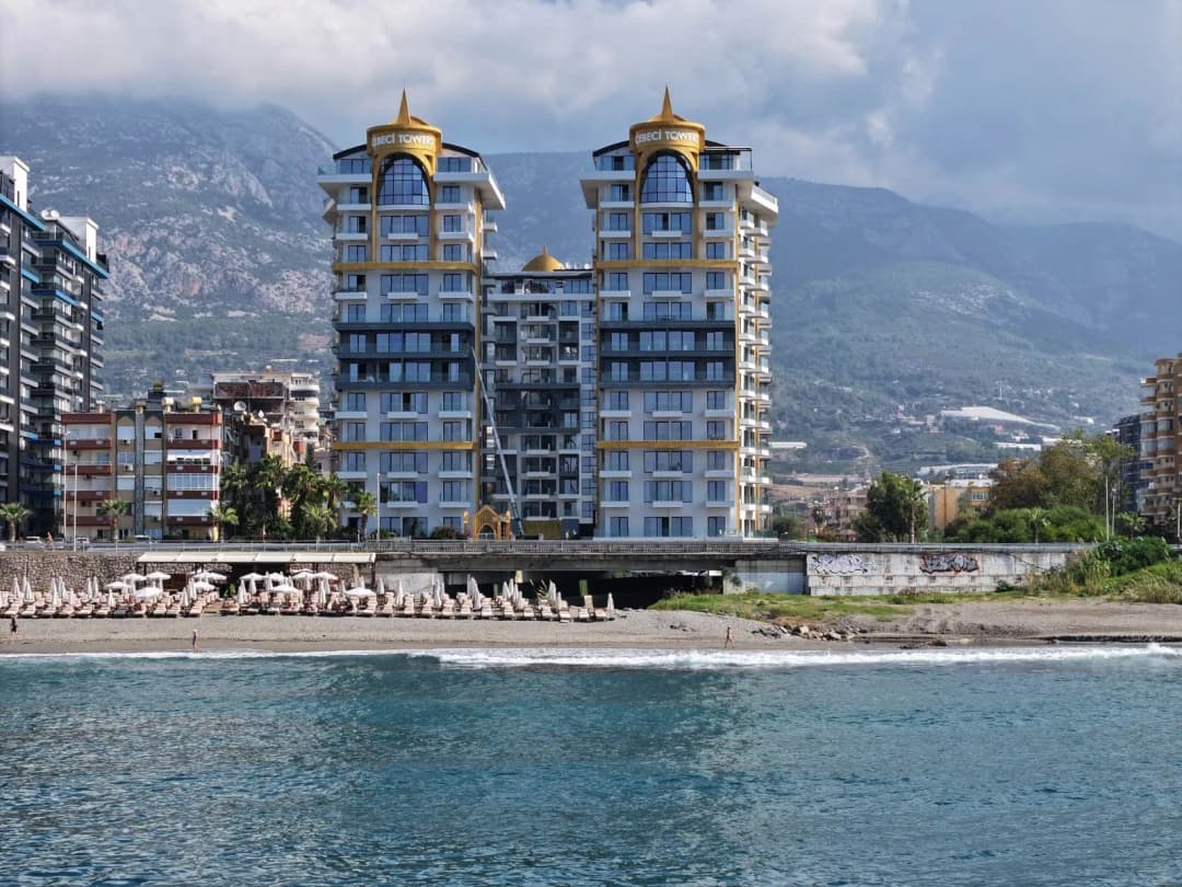 Cebeci Towers U Mahmutlaru: Stan 1+1 S Pogledom Na More I Bazen | Kompleks S Hotelskim Konceptom