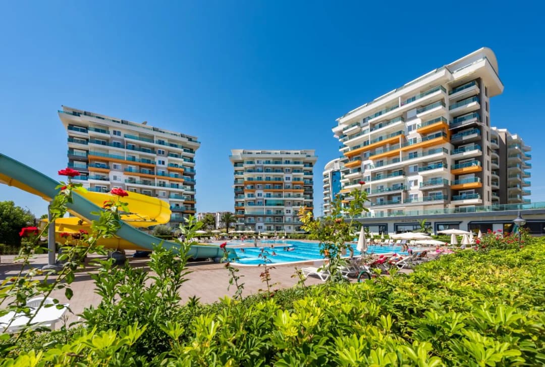 Авсаллар Siberand Olive Garden Мебилированная 1+1 Квартира – Рядом С Морем, Современная С Полным Комплексом Удобств