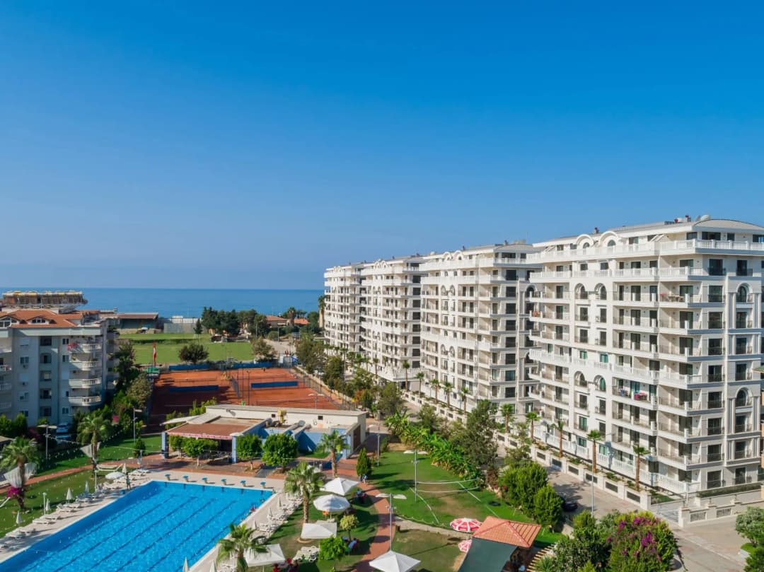 Alanya Oba – 100 M Zum Meer | Best Home Alanya Towers Residence, Voll Möblierte 2+1 Wohnung, Geeignet Für Aufenthaltserlaubnis