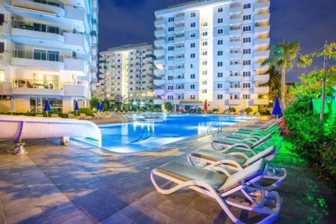 Alanya Tosmur Sea Star Residence - 100 Meter Zum Meer - Wohnung Zum Verkauf 2+1