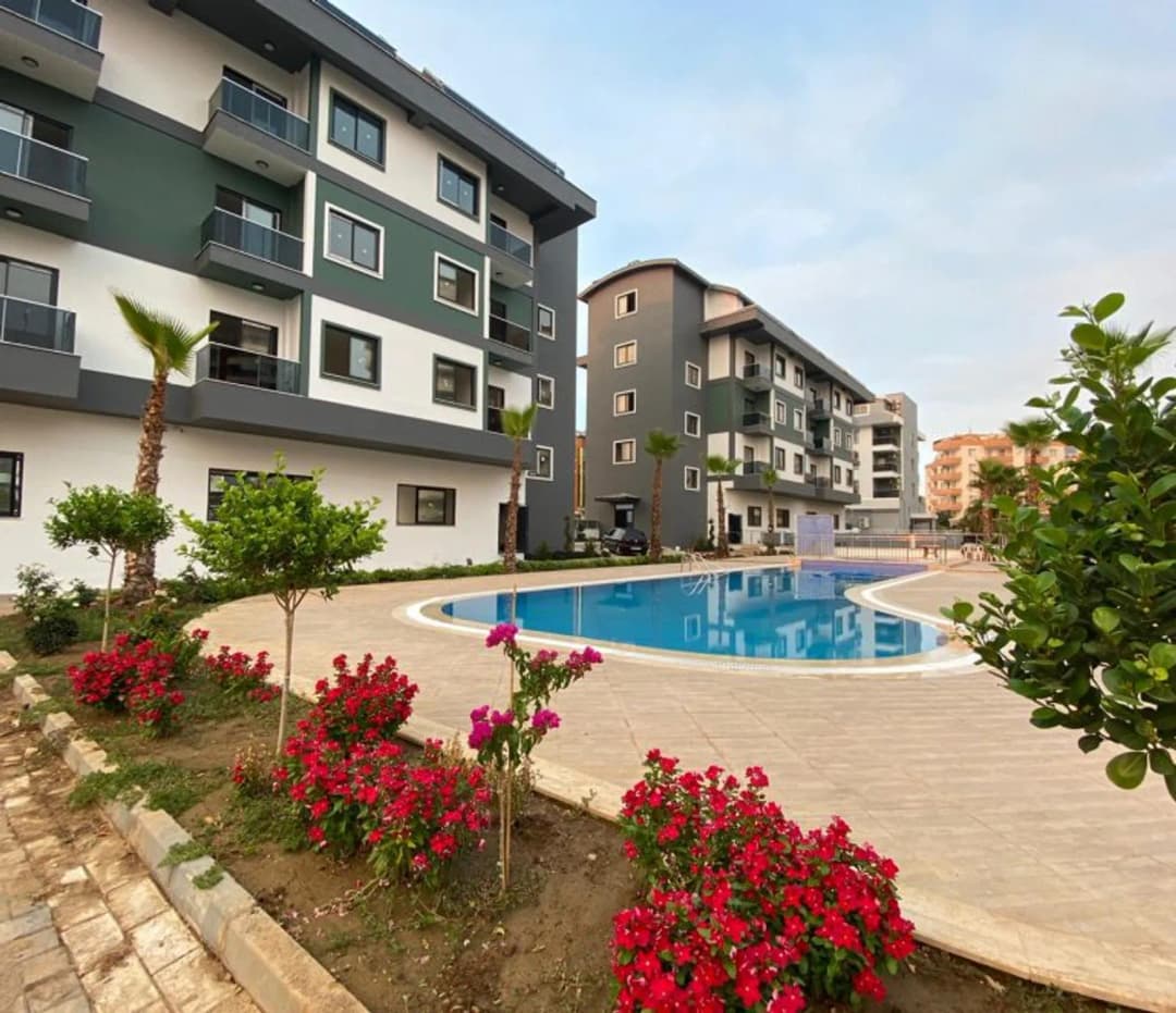 Prodaje Se Stan 1+1 U Oba City Street Residence, Alanya Oba.
