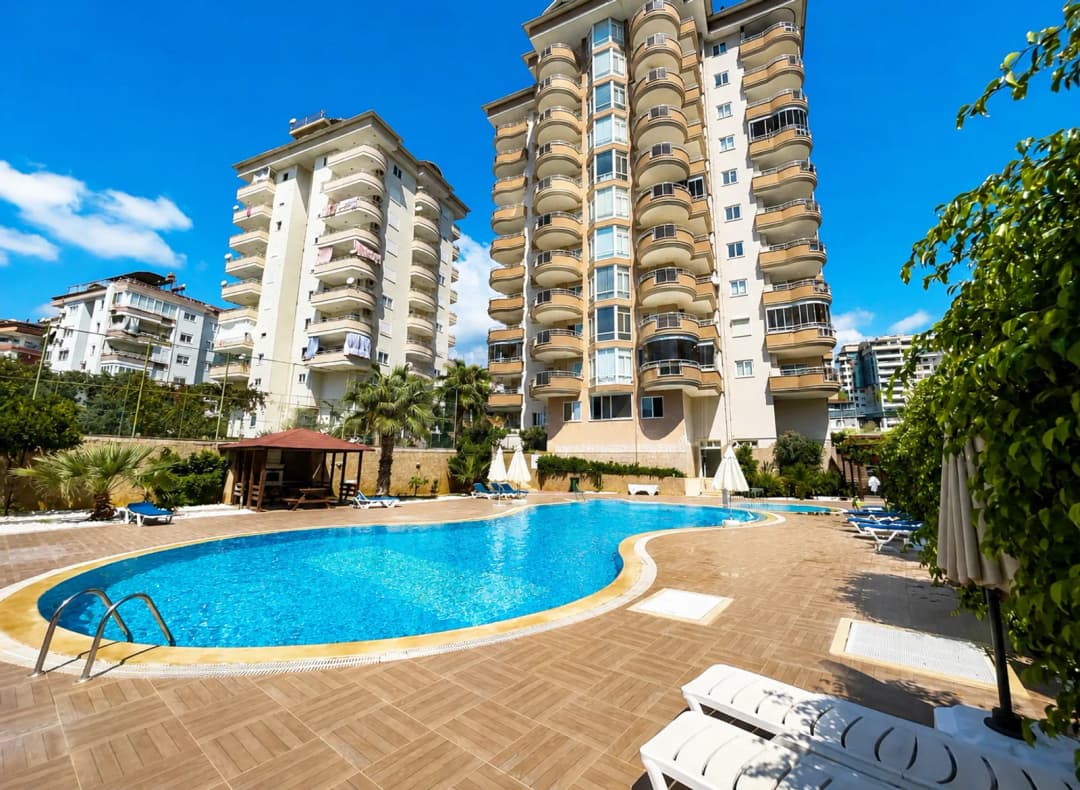 Alanya Cikcilli’de Satılık Deniz Manzaralı 2+1 Daire | 120 M² | Mountain Sitesi